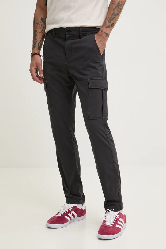 Tommy Jeans pantaloni bumbac negru DM0DM20281