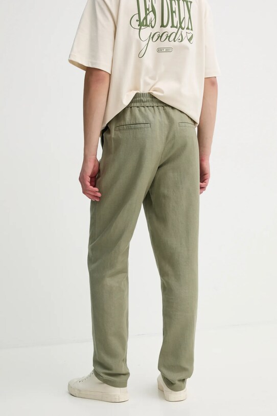 Îmbrăcăminte Les Deux pantaloni din in LDM510162 verde