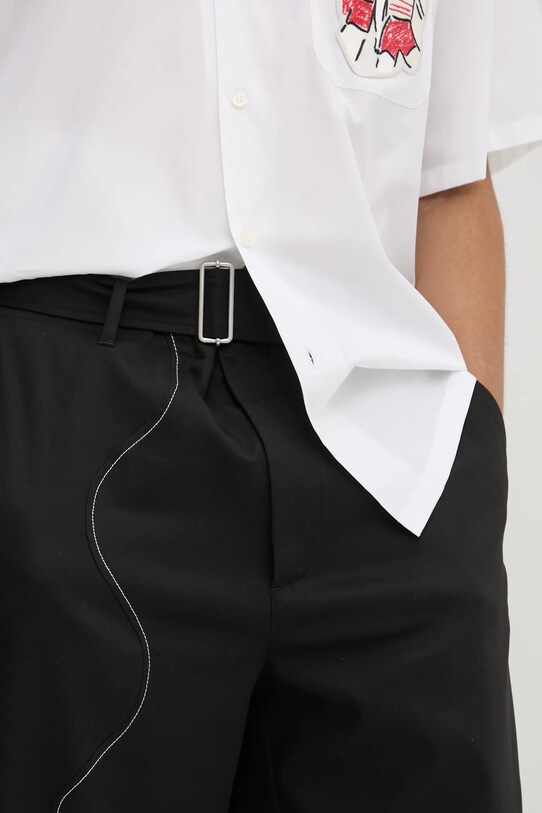 Штани MSGM чорний 3840MP18X.257133