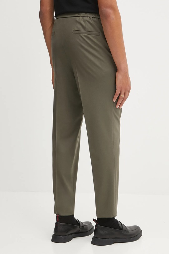 Îmbrăcăminte HUGO pantaloni de lână 50530110 verde