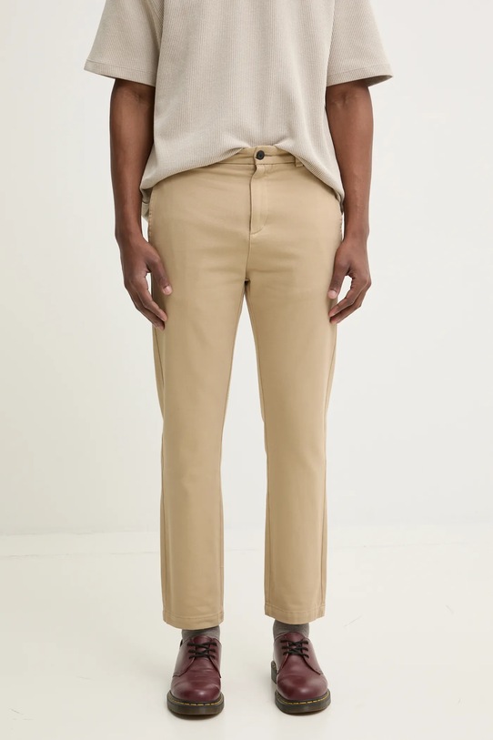 Kalhoty HUGO jednoduchý béžová 50533851