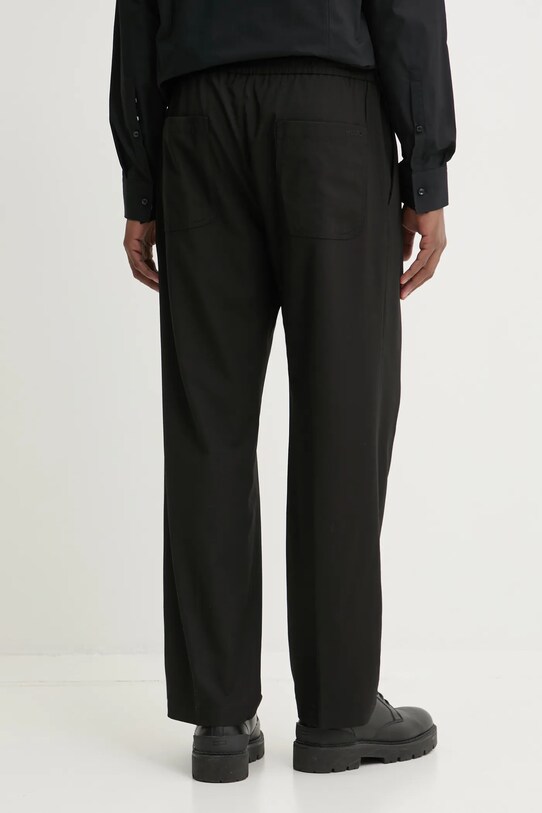 Odzież HUGO spodnie z domieszką wełny 50530911 czarny