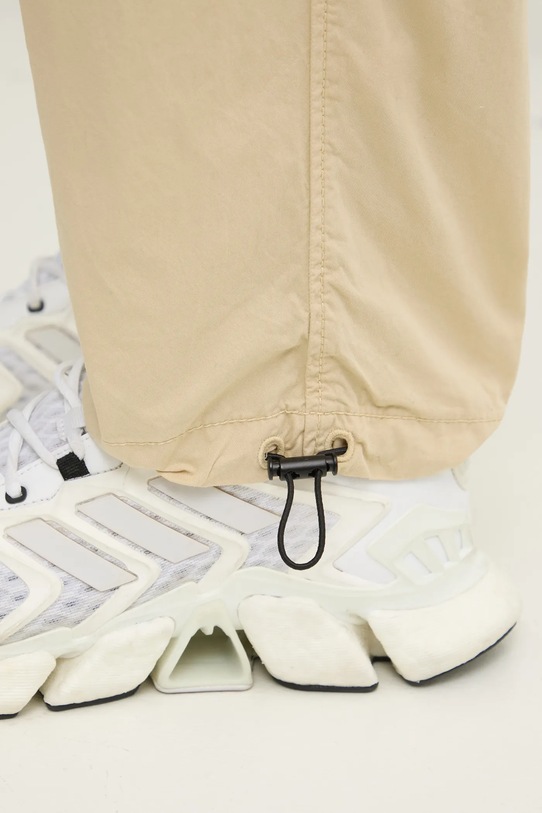 Бавовняні штани HUGO бежевий 50530916