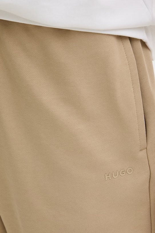 Βαμβακερό σορτσάκι HUGO μπεζ 50530696