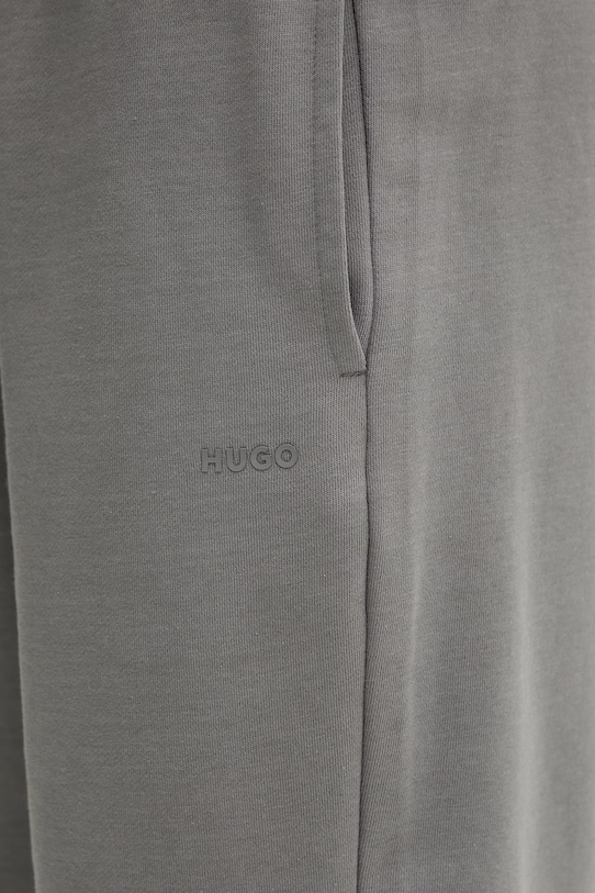 HUGO teplákové šortky pánske bavlnené Dayono sivá 50530696