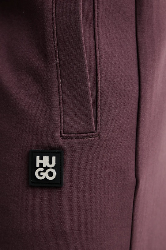 HUGO spodnie dresowe bordowy 50533695
