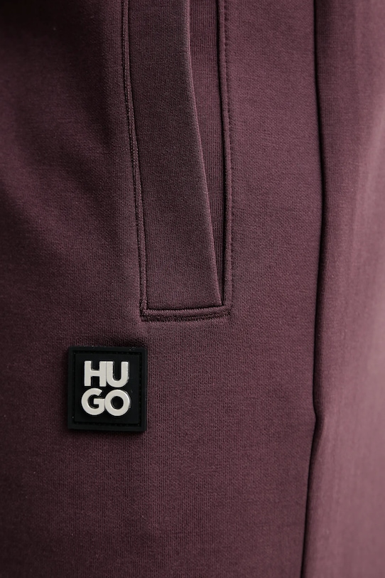 HUGO spodnie dresowe bordowy 50533695