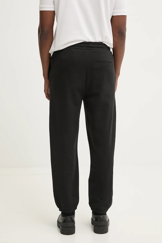 Odzież HUGO spodnie dresowe bawełniane 50530656 czarny