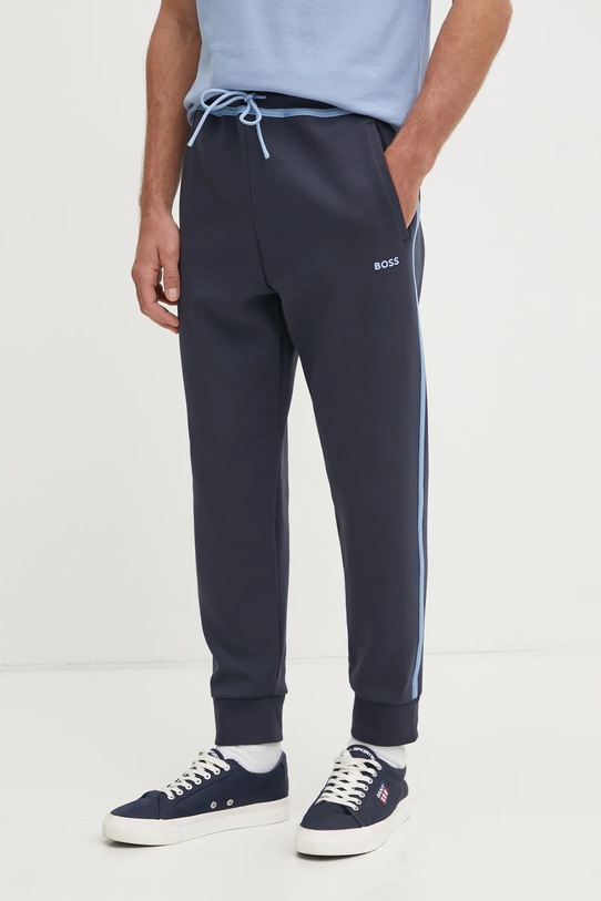 Спортивні штани BOSS Green аплікація темно-синій 50530030