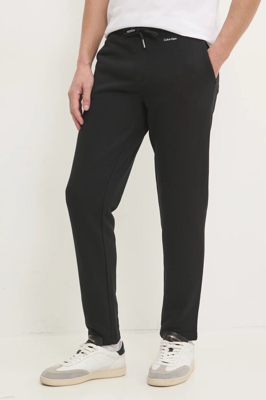 Calvin Klein spodnie dresowe dzianina czarny K10K113654