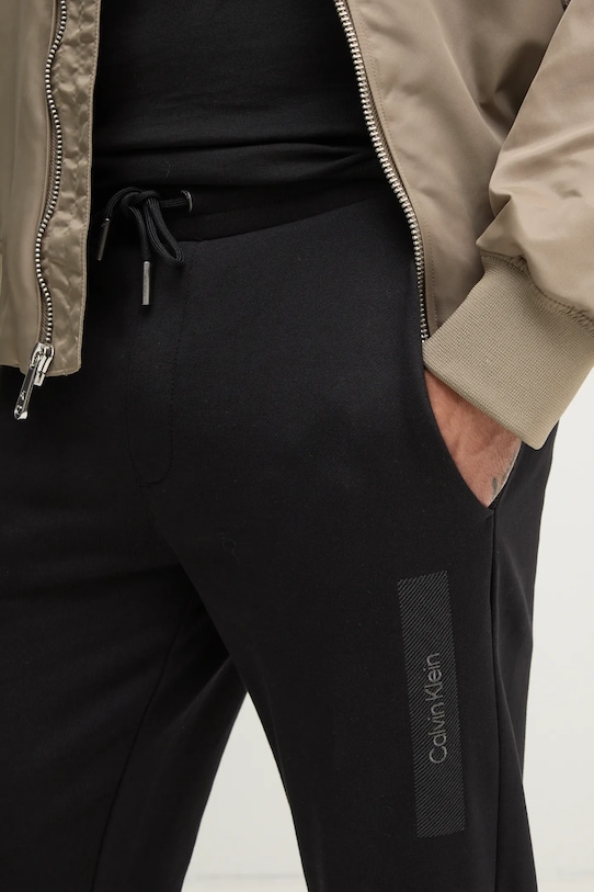 Calvin Klein spodnie dresowe bawełniane czarny K10K113838