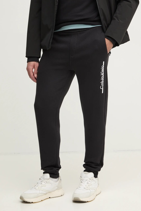 Tepláky Calvin Klein bavlna černá K10K114342