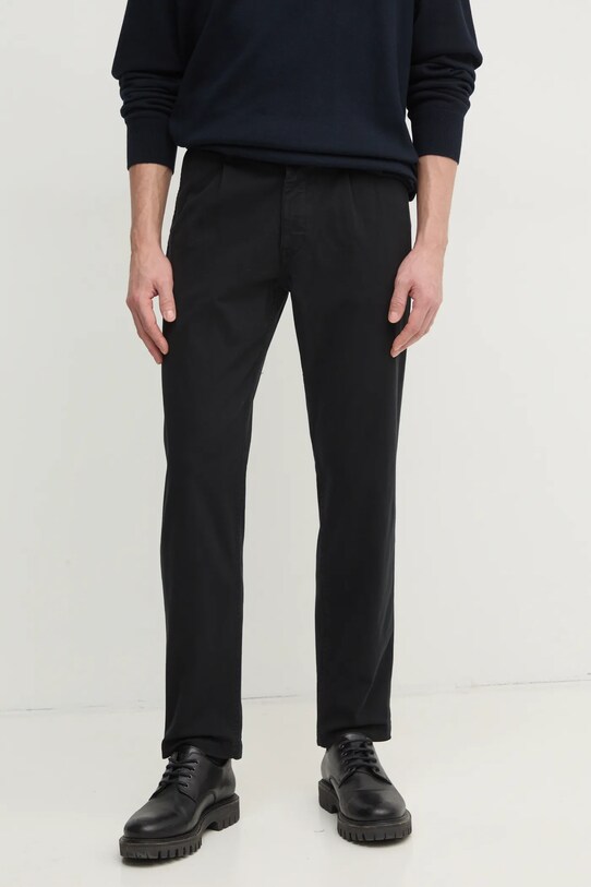 Boss Orange pantaloni drept negru 50529308