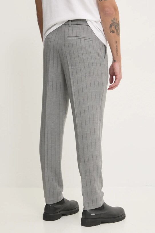 BOSS pantaloni 50534997 gri SS25