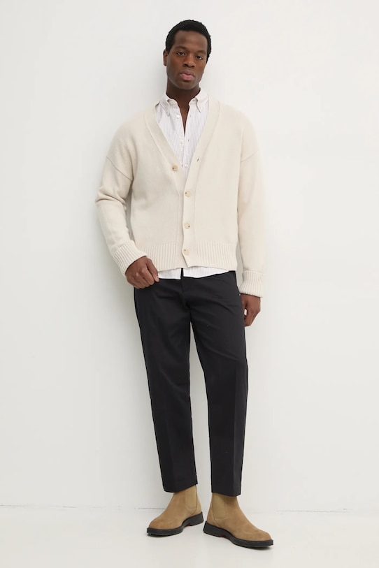 Брюки BOSS 50530860 чёрный SS25