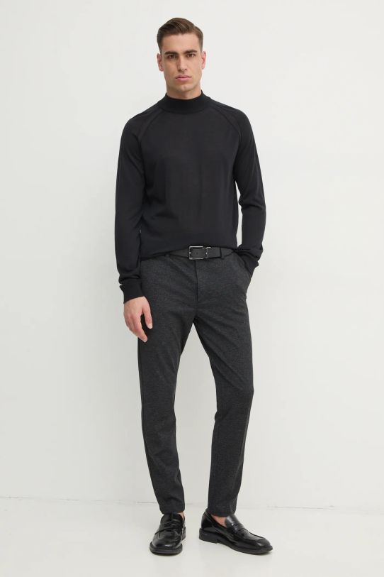 Kalhoty BOSS 50530871 černá SS25