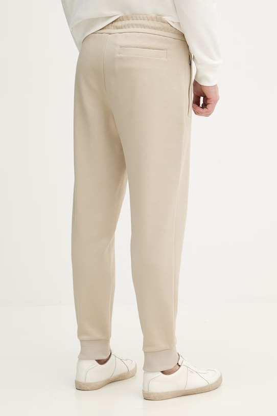 Oblečenie BOSS teplákové nohavice pánske s bavlnou 50532772 béžová