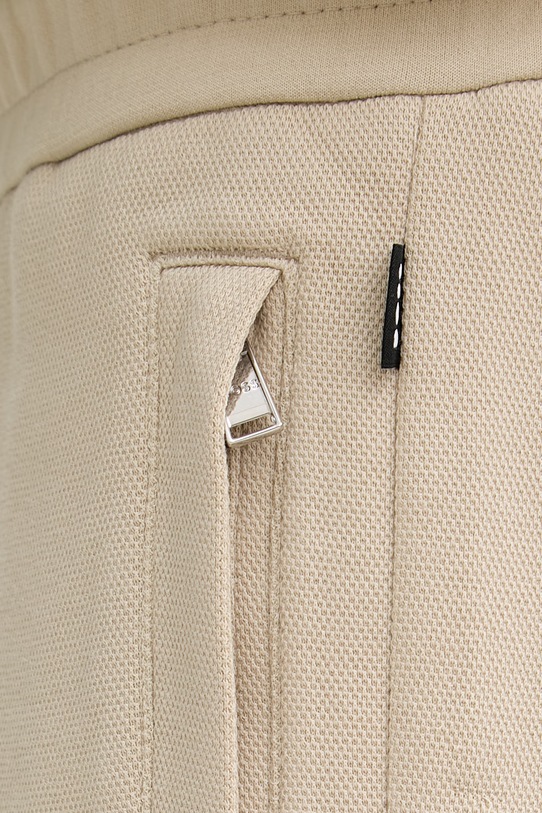 BOSS teplákové nohavice pánske s bavlnou béžová 50532772