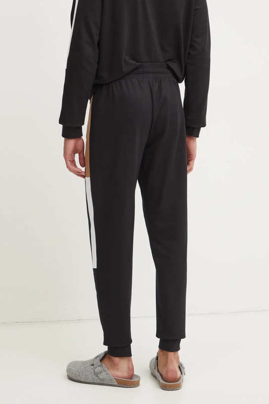 Odzież BOSS spodnie bawełniane lounge 50535786 czarny