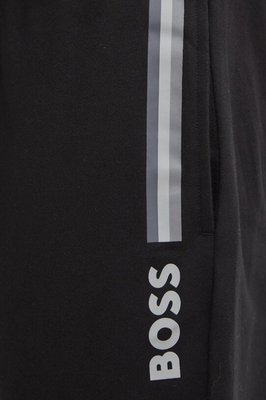 Одежда Хлопковые штаны лаунж BOSS 50535813 чёрный