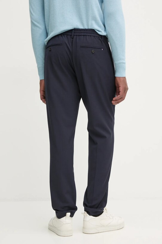 Oblečenie Vlnené nohavice Tommy Hilfiger MW0MW36732 tmavomodrá