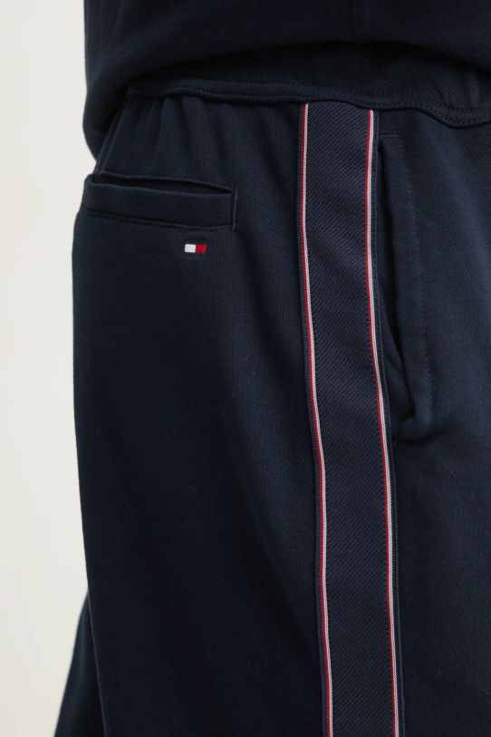 Tommy Hilfiger pantaloni de trening din bumbac bleumarin MW0MW37477