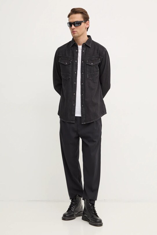 G-Star pantaloni D25233.D517 negru SS25