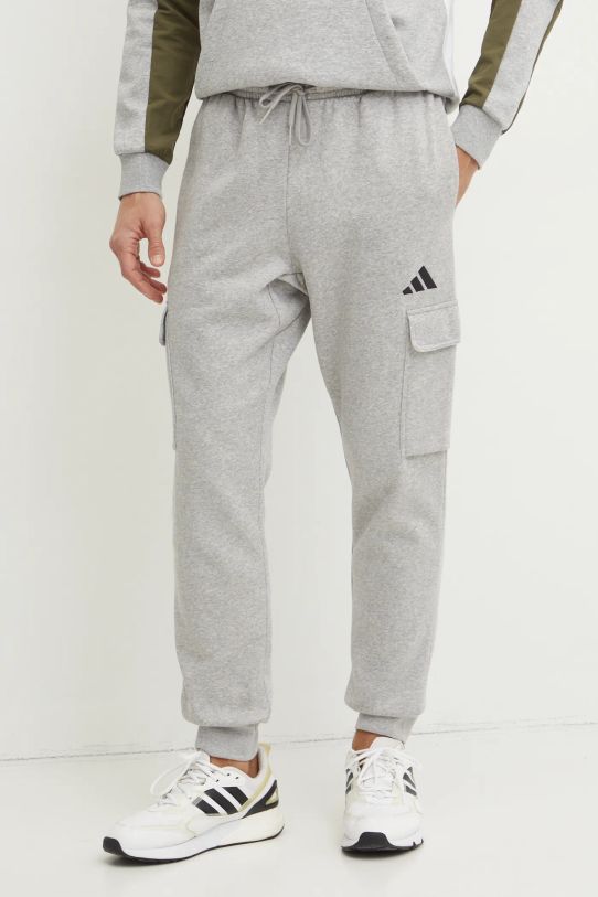 Παντελόνι φόρμας adidas Feelcozy μείγμα γκρί JE3823