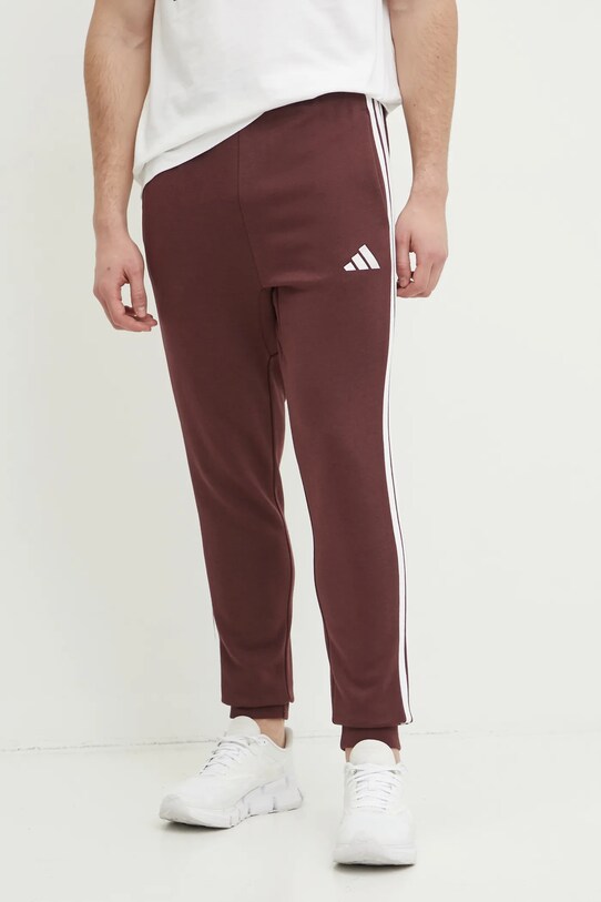 Спортен панталон adidas Essentials трикотаж бордо JD1853