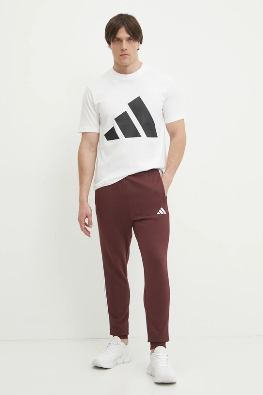 Спортен панталон adidas Essentials JD1853 бордо SS25