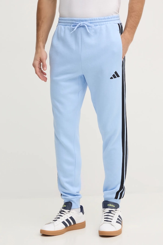 adidas pantaloni de trening Essentials tricotaj albastru JE6315