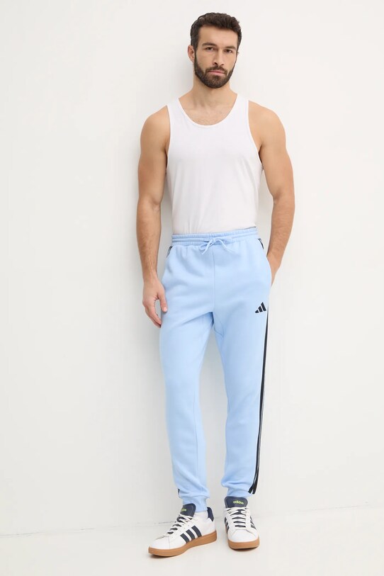 adidas pantaloni de trening Essentials JE6315 albastru SS25