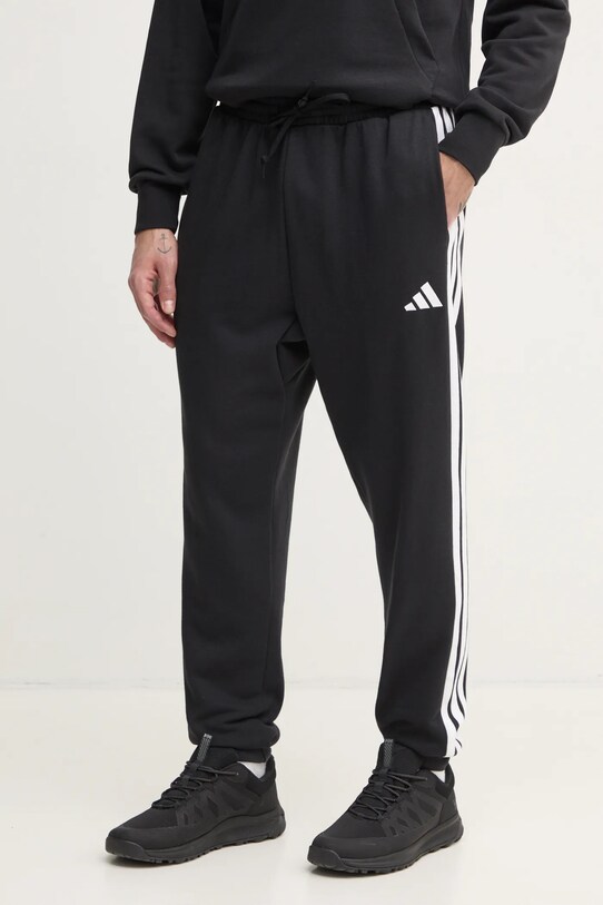 Tepláky adidas Essentials pletenina čierna JD1881