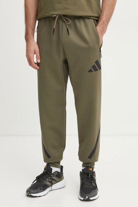 Спортивні штани adidas Z.N.E. трикотаж зелений JC7915