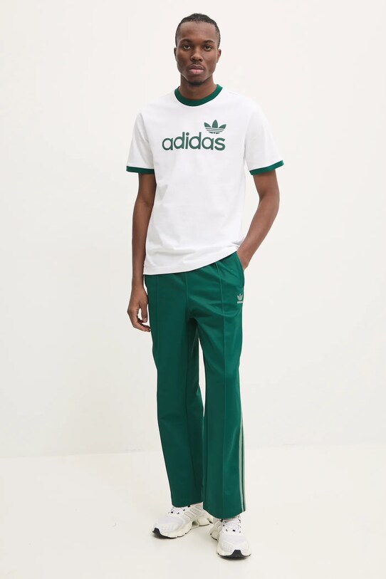 adidas Originals spodnie dresowe Firebird JP1065 zielony SS25