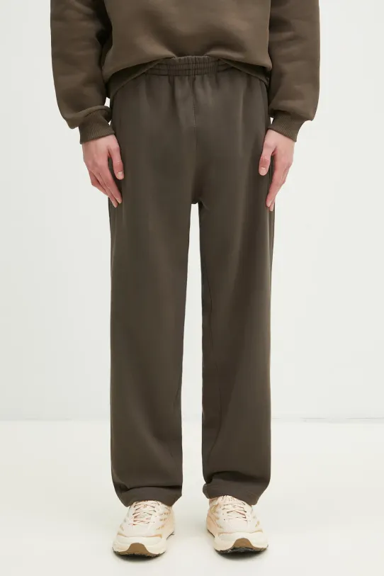 Pamučni donji dio trenirke adidas Originals Essential pamuk zelena JD3318