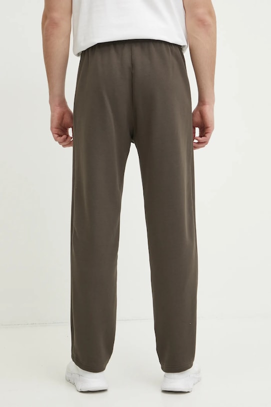 adidas Originals spodnie dresowe bawełniane Essential JD3318 zielony SS25