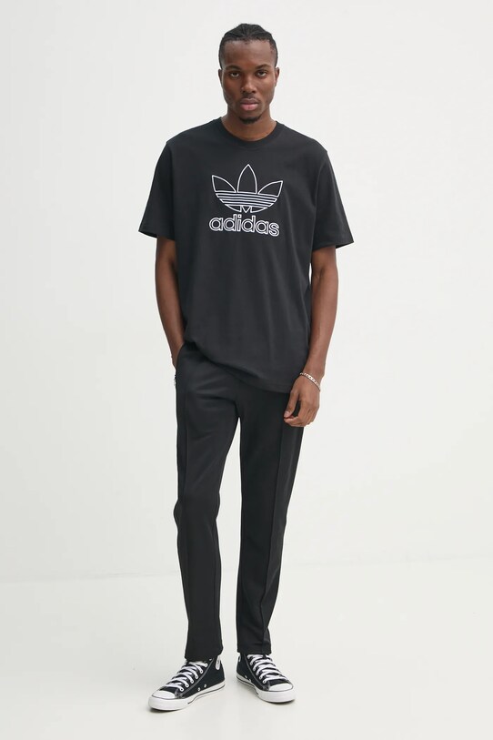 adidas Originals pantaloni de trening BB TP JC7421 negru SS25