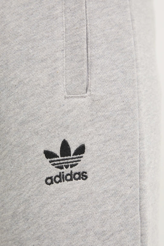 Хлопковые спортивные штаны adidas Originals Essential серый JD2424
