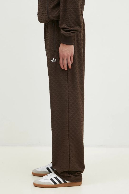 Donji dio trenirke adidas Originals Q12 MONOGRAM TR JP4428 smeđa SS25