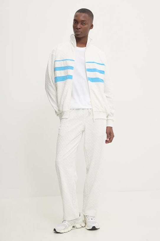 Παντελόνι φόρμας adidas Originals Q12 MONOGRAM TR JP4429 μπεζ SS25