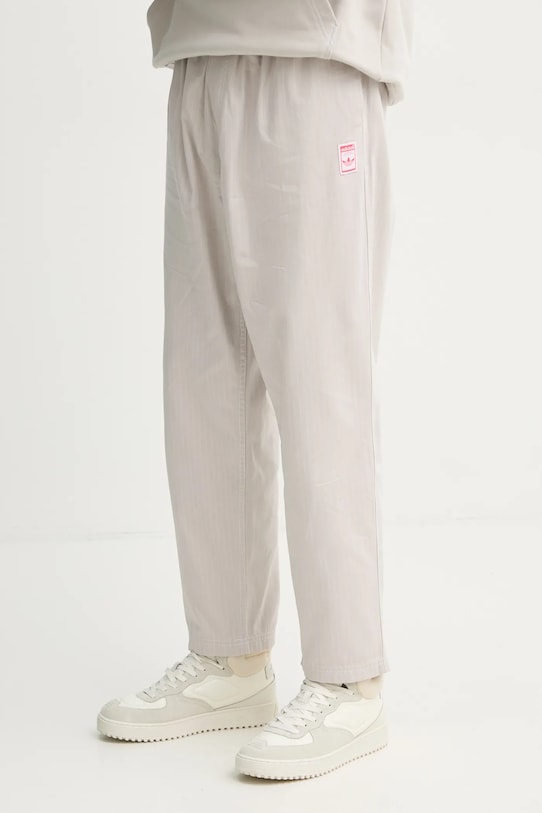 Бавовняні штани adidas Originals Wabash бавовна бежевий JD0673