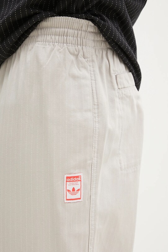 Bavlnené nohavice adidas Originals Wabash béžová JD0673