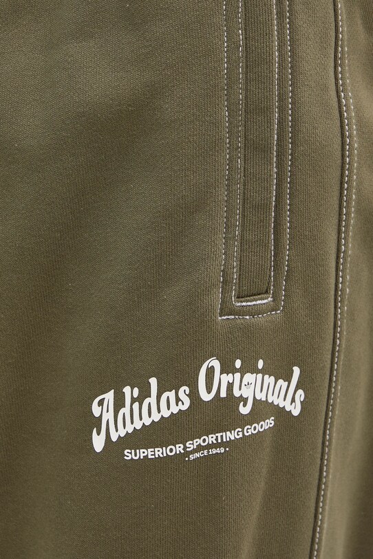 adidas Originals pantaloni de trening din bumbac Wabash verde JP4486