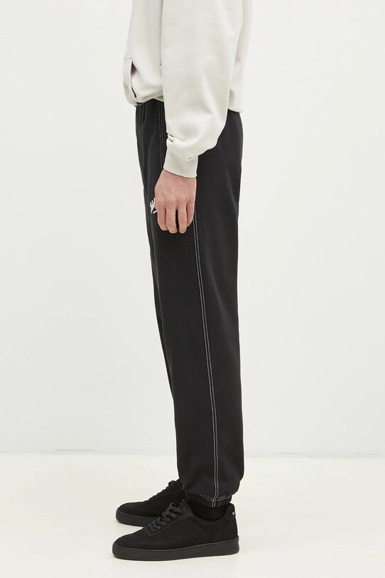 Памучен спортен панталон adidas Originals Wabash JP4487 черен SS25