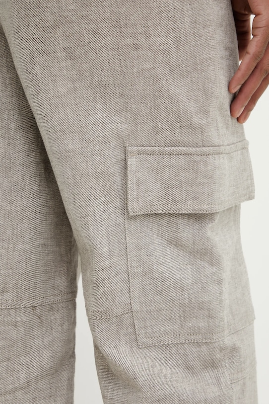 Ленен панталон IRO MP23ADRIANO бежов