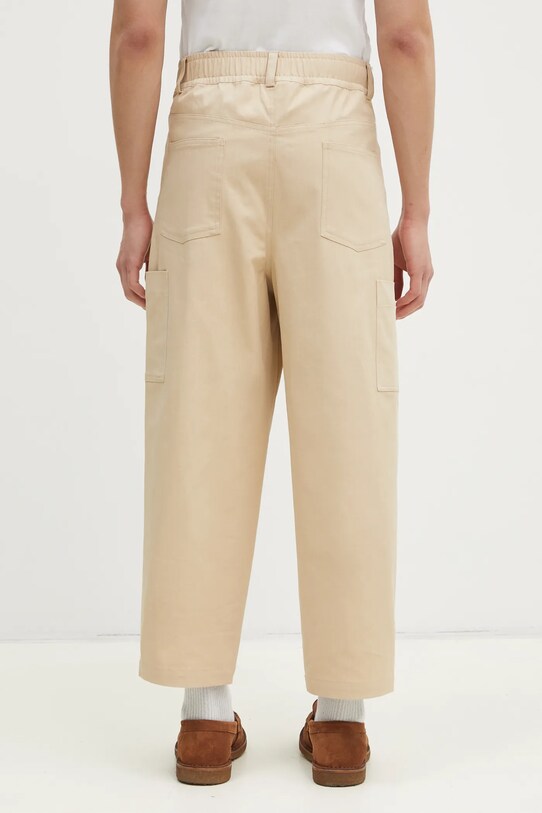 Odzież Drôle de Monsieur spodnie Le Pantalon Cropped Twill F.BP155.CO206.BG beżowy