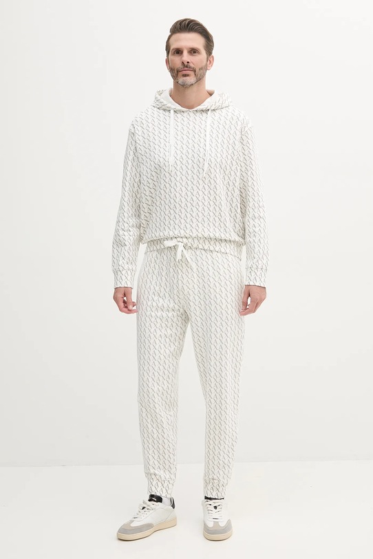 Armani Exchange pantaloni de trening din bumbac XM001226.AF11847.NOS alb AA00