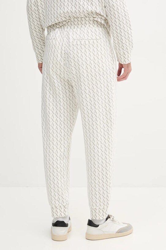 Îmbrăcăminte Armani Exchange pantaloni de trening din bumbac XM001226.AF11847.NOS alb