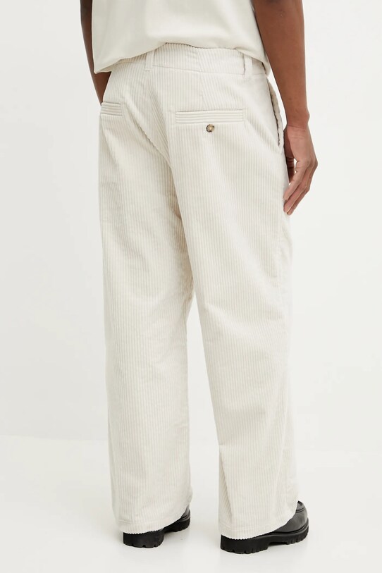 Odzież A.P.C. spodnie sztruksowe pantalon river H COHDW.H08470 beżowy